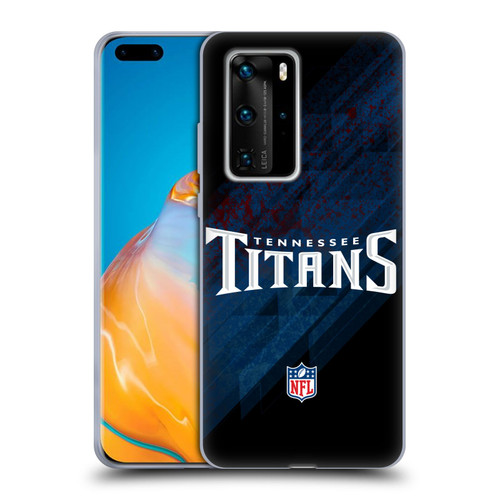NFL Tennessee Titans Logo Blur Soft Gel Case for Huawei P40 Pro / P40 Pro Plus 5G