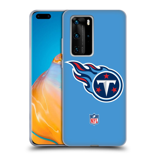 NFL Tennessee Titans Logo Plain Soft Gel Case for Huawei P40 Pro / P40 Pro Plus 5G