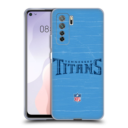 NFL Tennessee Titans Logo Distressed Look Soft Gel Case for Huawei Nova 7 SE/P40 Lite 5G