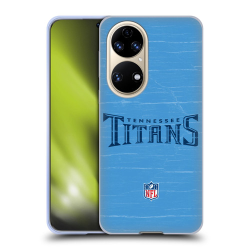 NFL Tennessee Titans Logo Distressed Look Soft Gel Case for Huawei P50