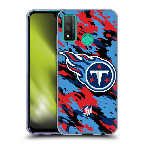 NFL Tennessee Titans Logo Camou Soft Gel Case for Huawei P Smart (2020)