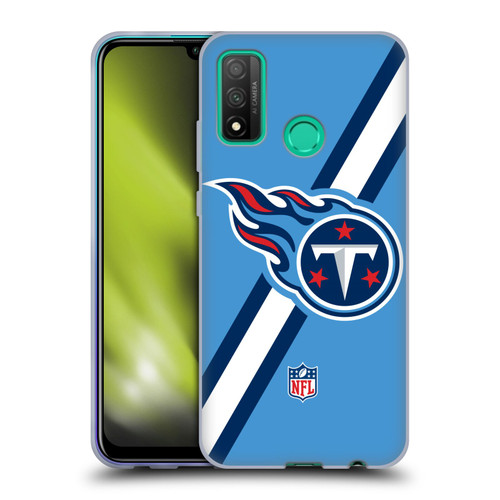 NFL Tennessee Titans Logo Stripes Soft Gel Case for Huawei P Smart (2020)