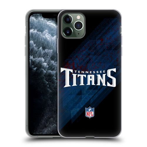 NFL Tennessee Titans Logo Blur Soft Gel Case for Apple iPhone 11 Pro Max