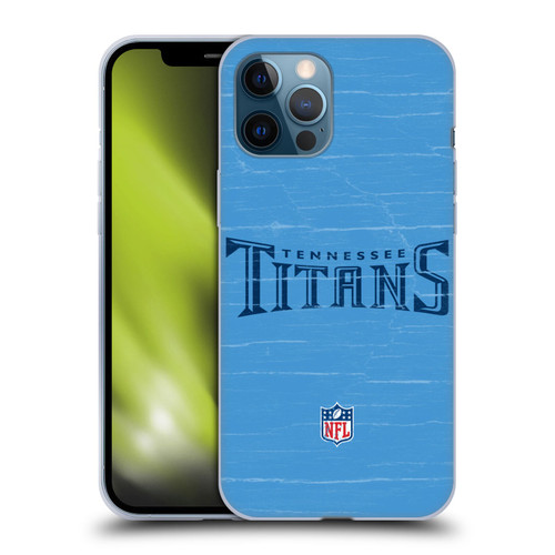 NFL Tennessee Titans Logo Distressed Look Soft Gel Case for Apple iPhone 12 Pro Max