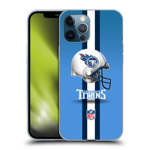 NFL Tennessee Titans Logo Helmet Soft Gel Case for Apple iPhone 12 Pro Max