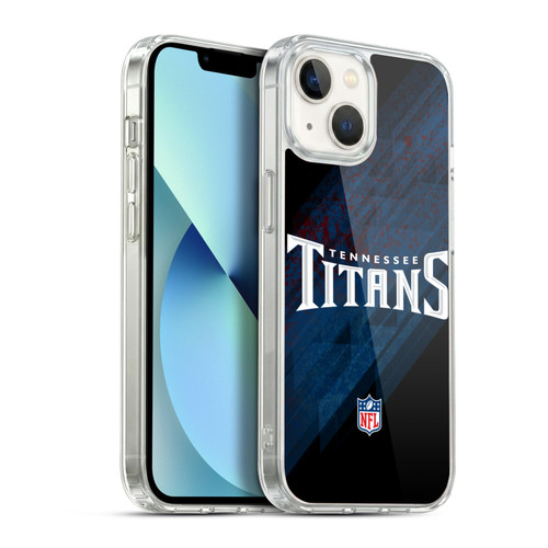 NFL Tennessee Titans Logo Blur Soft Gel Case for Apple iPhone 13