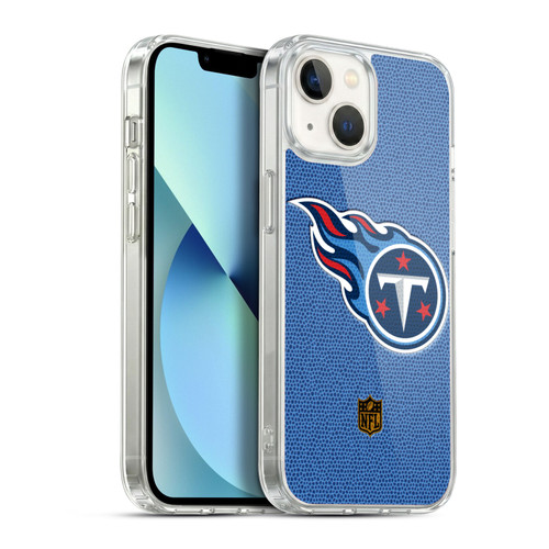 NFL Tennessee Titans Logo Football Soft Gel Case for Apple iPhone 13