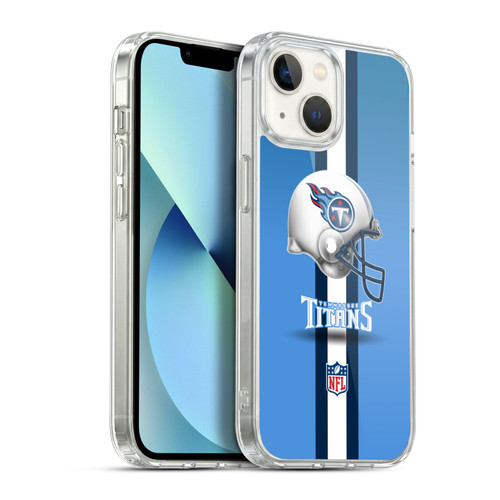 NFL Tennessee Titans Logo Helmet Soft Gel Case for Apple iPhone 13