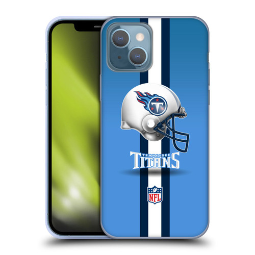 NFL Tennessee Titans Logo Helmet Soft Gel Case for Apple iPhone 13