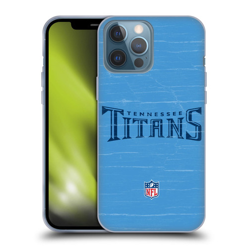 NFL Tennessee Titans Logo Distressed Look Soft Gel Case for Apple iPhone 13 Pro Max
