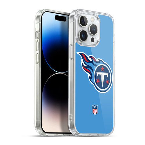 NFL Tennessee Titans Logo Plain Soft Gel Case for Apple iPhone 13 Pro Max & MagSafe