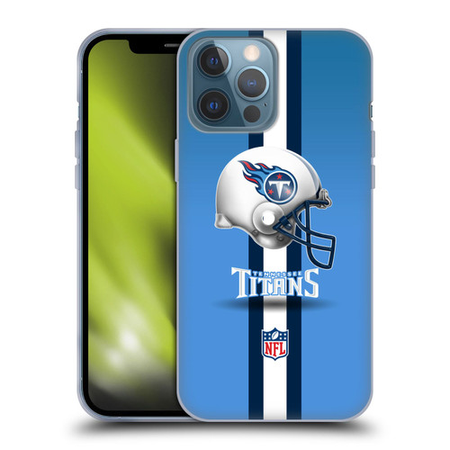 NFL Tennessee Titans Logo Helmet Soft Gel Case for Apple iPhone 13 Pro Max
