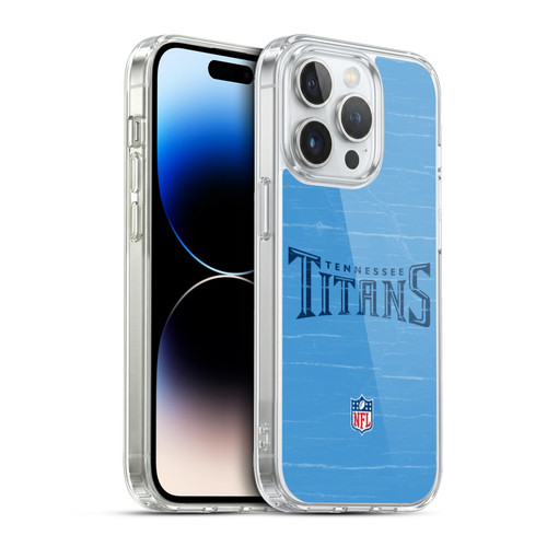 NFL Tennessee Titans Logo Distressed Look Soft Gel Case for Apple iPhone 13 Pro & MagSafe