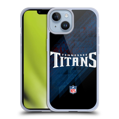 NFL Tennessee Titans Logo Blur Soft Gel Case for Apple iPhone 14