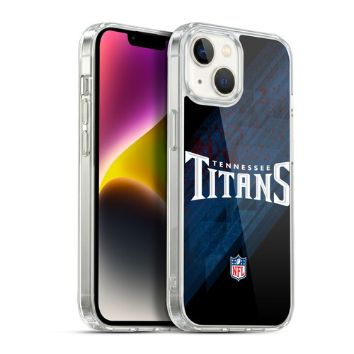 NFL Tennessee Titans Logo Blur Soft Gel Case for Apple iPhone 14