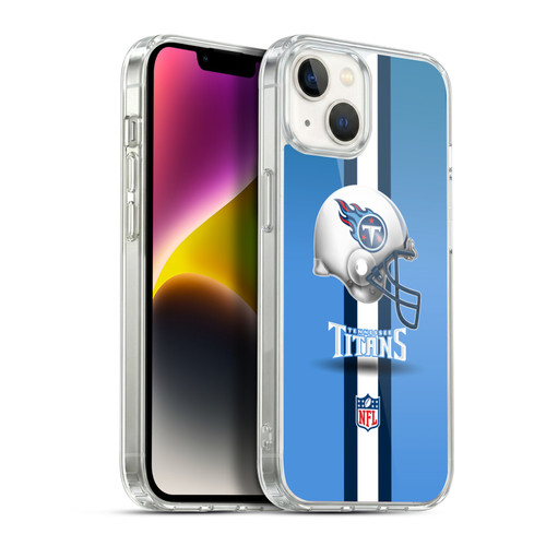 NFL Tennessee Titans Logo Helmet Soft Gel Case for Apple iPhone 14 Plus & MagSafe