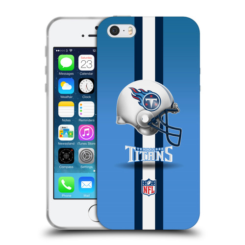 NFL Tennessee Titans Logo Helmet Soft Gel Case for Apple iPhone 5 / 5s / iPhone SE 2016