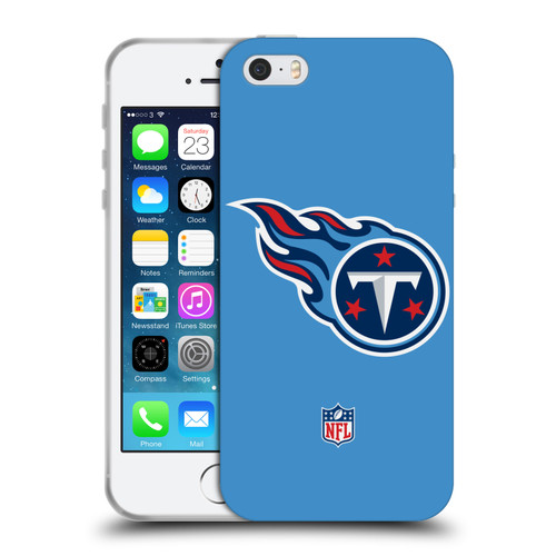NFL Tennessee Titans Logo Plain Soft Gel Case for Apple iPhone 5 / 5s / iPhone SE 2016