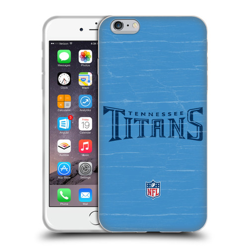 NFL Tennessee Titans Logo Distressed Look Soft Gel Case for Apple iPhone 6 Plus / iPhone 6s Plus