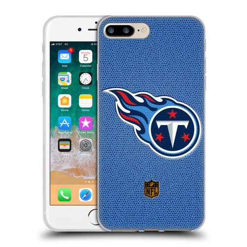 NFL Tennessee Titans Logo Football Soft Gel Case for Apple iPhone 7 Plus / iPhone 8 Plus