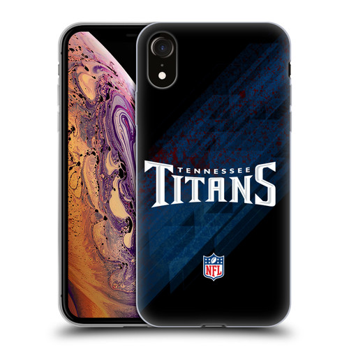 NFL Tennessee Titans Logo Blur Soft Gel Case for Apple iPhone XR