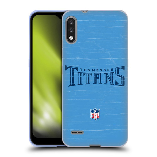 NFL Tennessee Titans Logo Distressed Look Soft Gel Case for LG K22