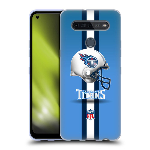 NFL Tennessee Titans Logo Helmet Soft Gel Case for LG K51S
