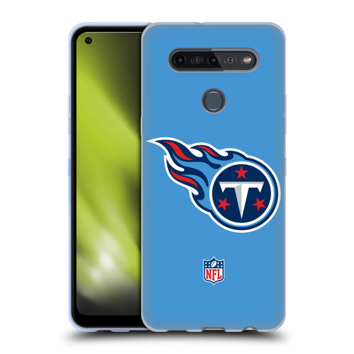 NFL Tennessee Titans Logo Plain Soft Gel Case for LG K51S