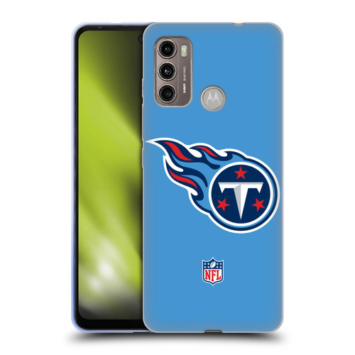 NFL Tennessee Titans Logo Plain Soft Gel Case for Motorola Moto G60 / Moto G40 Fusion