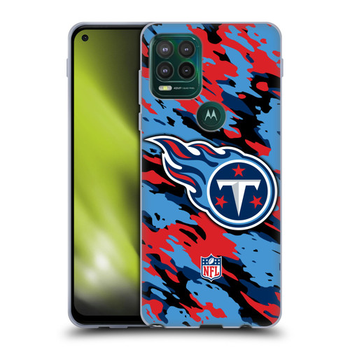 NFL Tennessee Titans Logo Camou Soft Gel Case for Motorola Moto G Stylus 5G 2021