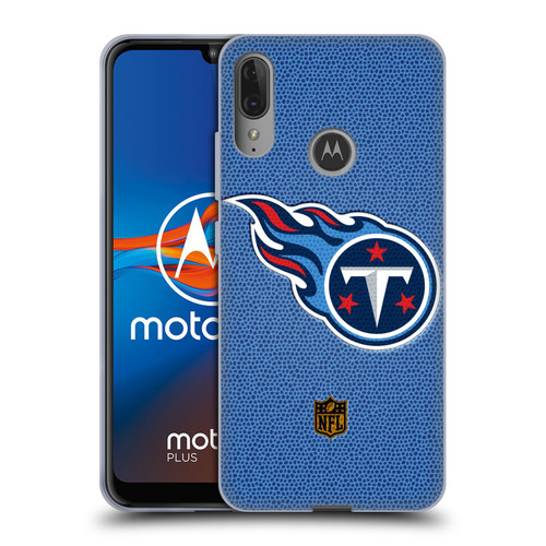 NFL Tennessee Titans Logo Football Soft Gel Case for Motorola Moto E6 Plus