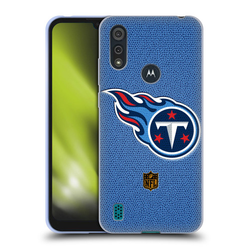 NFL Tennessee Titans Logo Football Soft Gel Case for Motorola Moto E6s (2020)