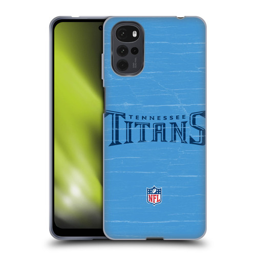 NFL Tennessee Titans Logo Distressed Look Soft Gel Case for Motorola Moto G22