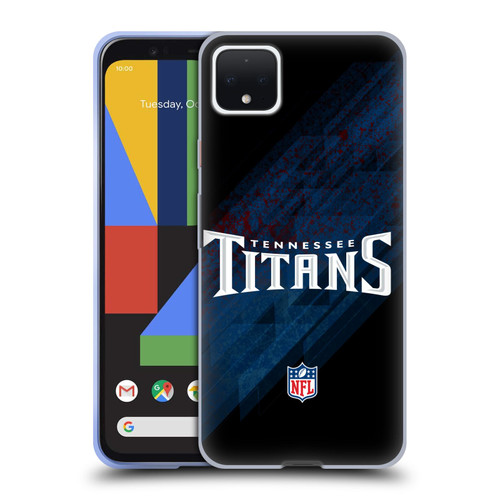 NFL Tennessee Titans Logo Blur Soft Gel Case for Google Pixel 4 XL