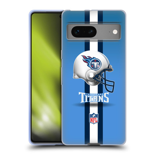 NFL Tennessee Titans Logo Helmet Soft Gel Case for Google Pixel 7