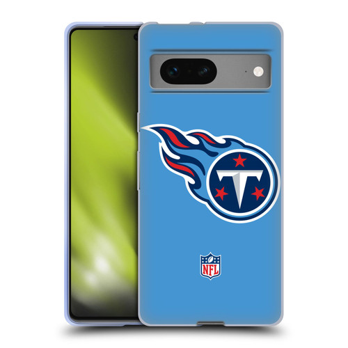 NFL Tennessee Titans Logo Plain Soft Gel Case for Google Pixel 7