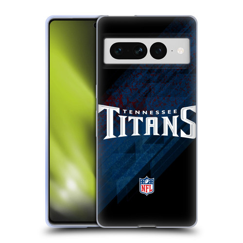 NFL Tennessee Titans Logo Blur Soft Gel Case for Google Pixel 7 Pro
