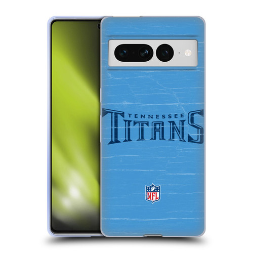 NFL Tennessee Titans Logo Distressed Look Soft Gel Case for Google Pixel 7 Pro