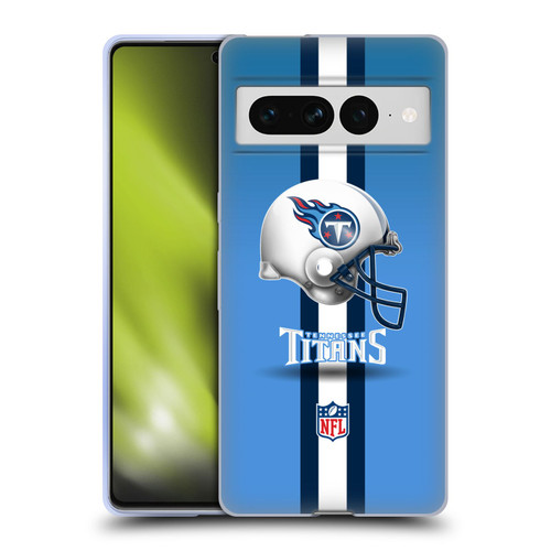 NFL Tennessee Titans Logo Helmet Soft Gel Case for Google Pixel 7 Pro