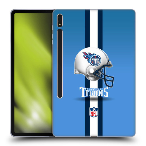 NFL Tennessee Titans Logo Helmet Soft Gel Case for Samsung Galaxy Tab S8 Plus