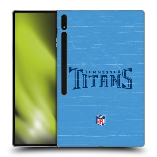 NFL Tennessee Titans Logo Distressed Look Soft Gel Case for Samsung Galaxy Tab S8 Ultra