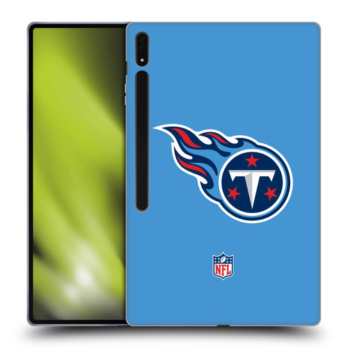 NFL Tennessee Titans Logo Plain Soft Gel Case for Samsung Galaxy Tab S8 Ultra