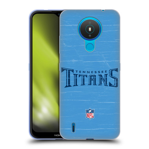 NFL Tennessee Titans Logo Distressed Look Soft Gel Case for Nokia 1.4