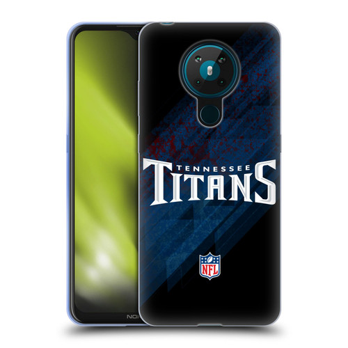 NFL Tennessee Titans Logo Blur Soft Gel Case for Nokia 5.3