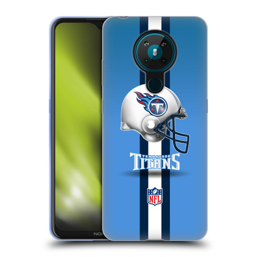 NFL Tennessee Titans Logo Helmet Soft Gel Case for Nokia 5.3