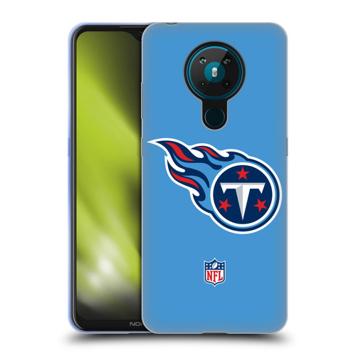 NFL Tennessee Titans Logo Plain Soft Gel Case for Nokia 5.3