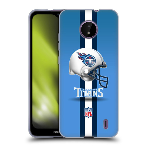 NFL Tennessee Titans Logo Helmet Soft Gel Case for Nokia C10 / C20
