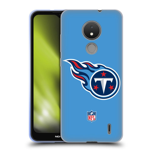 NFL Tennessee Titans Logo Plain Soft Gel Case for Nokia C21