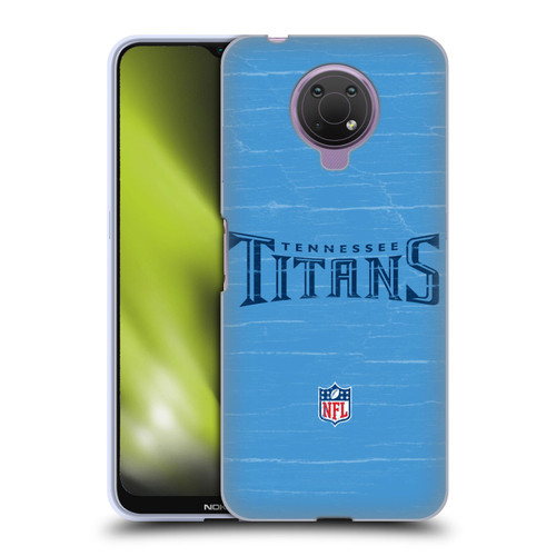 NFL Tennessee Titans Logo Distressed Look Soft Gel Case for Nokia G10
