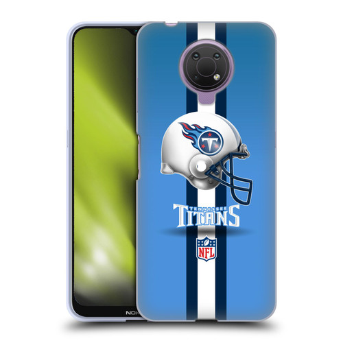 NFL Tennessee Titans Logo Helmet Soft Gel Case for Nokia G10